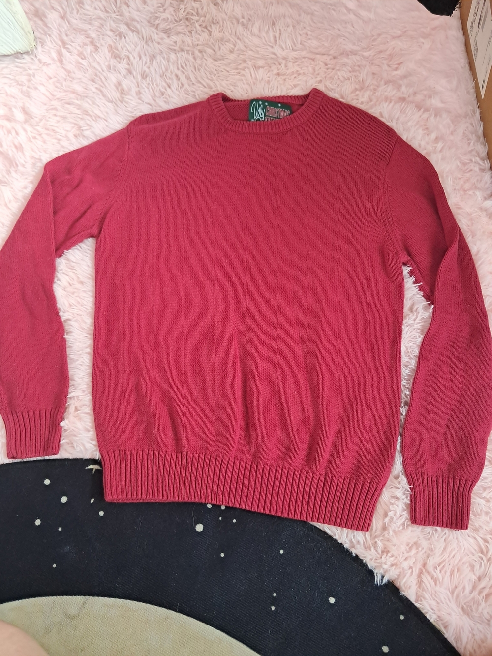 Target Women's Red Crewneck Sweater - Never Worn Like New!